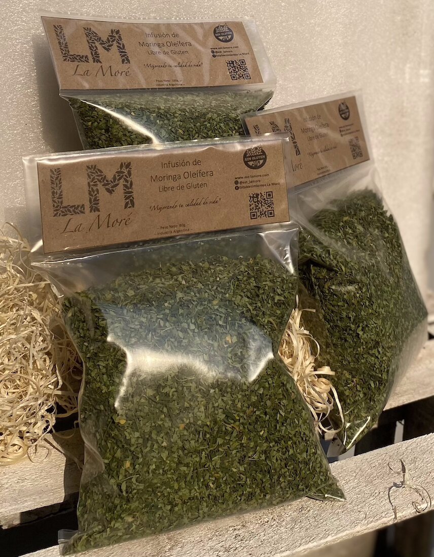 Infusión de hojas de Moringa La Moré